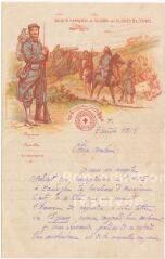 2 vues  - Lettre de A. Cazenave, aumônier à l\'HOE1 à Haringhe lors du décès A. Després datée du 3 août 1918 (ouvre la visionneuse)