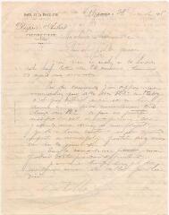 2 vues Lettre du 28 décembre 1915 sur une lettre de sa femme et son fils datée du 26