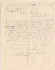 2 vues  - Lettre du 29 décembre 1915 sur une lettre de sa femme et son fils datée du 27 décembre 1915 (ouvre la visionneuse)
