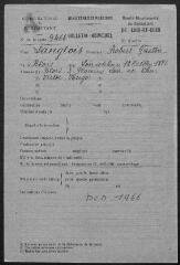 1144 vues  - Anciens de combattants de la guerre 1914-1918 : fiches individuelles de demande de carte d\'ancien combattant. Ordre alphabétique du patronyme, de LANGLOIS à LEMOYE. (ouvre la visionneuse)