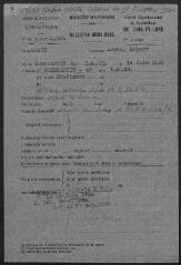 1162 vues  - Anciens de combattants de la guerre 1914-1918 : fiches individuelles de demande de carte d\'ancien combattant. Ordre alphabétique du patronyme, de ROBIN à SENEE. (ouvre la visionneuse)