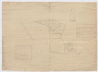1 vue  - [Les-Roches-l\'Évêque] : plan du fief des Roches ; par Duffaux, géographe, 1770. (ouvre la visionneuse)