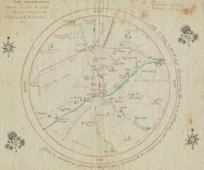 1 vue Seur : plan de la paroisse, 1790.