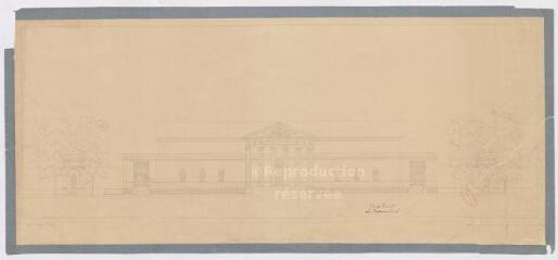 1 vue  - Blois : projet de Palais de Justice, 1837. (ouvre la visionneuse)