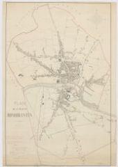 1 vue [Romorantin-Lanthenay] : plan de la ville de Romorantin, par Albert Breton, agent voyer, 1875.
