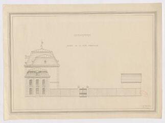 1 vue  - [Vendôme : plan d\'un projet pour une caserne de gendarmerie, par G. Chautard, XIXe]. (ouvre la visionneuse)