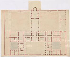 1 vue [Blois : plan de l'École normale primaire], s.d.