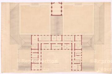 1 vue [Blois : plan de l'École normale primaire], s.d.