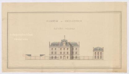 1 vue [Vendôme] : caserne de gendarmerie, par G. Chautard, s.d.