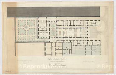 1 vue  - [Vendôme] : palais de justice de Vendôme construction auprès de la prison, par O. Robin, 1877. (ouvre la visionneuse)