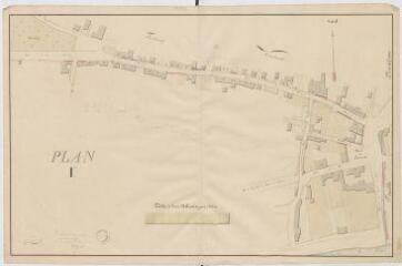 1 vue [Montrichard] : plan général ou tableau d'assemblage des alignements de la ville de Montrichard, terminé par A. Trignard géomètre, 1839.