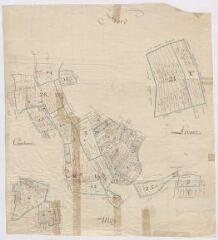 1 vue [Mesland : plan du fief de l'Arable, XVIIIe siècle].