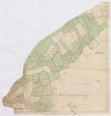 1 vue [Artins : plan du fief des Ecluses et d'une partie du faubourg d'Artins, XVIIIe].