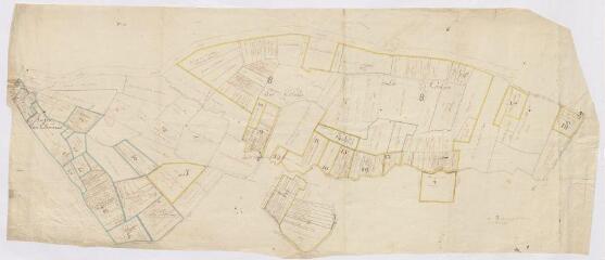 1 vue [Artins : plan du fief des Ecluses , XVIIIe].