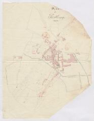 1 vue [Pontlevoy] : plan de Pontlevoy, [XIXe].