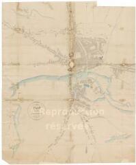 1 vue [Romorantin-Lanthenay] : plan de la ville de Romorantin, 1831.