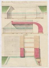 1 vue Plans de la R.N. 20 (route nationale) de Paris à Toulouse : pont de deux arches à la planche aux Chartreux.