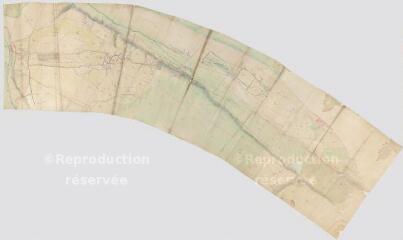 1 vue Carte de l'ancienne route de Montrichard à Blois par Pontlevoy : depuis le faubourg de Vienne jusqu'aux Montils, entrée de la fôret de Montrichard.