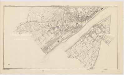 1 vue [Blois] : ville de Blois, plan topographique régulier dressé par le Ministère de la Reconstruction et de l'Urbanisme, [secteurs du centre-ville et Blois-Vienne], 1941-1949, plan imprimé.