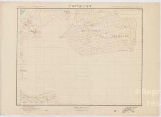 1 vue Chambord : délégation générale à l'équipement national, groupement d'urbanisme du Val de Loire, [plan topographique du château et du parc], 1944, plan imprimé.