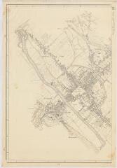 1 vue Montoire-sur-le-Loir : [plan topographique régulier de la commune et de ses alentours] dressé par le Ministère de la Reconstruction et de l'Urbanisme, 1949, plan imprimé.