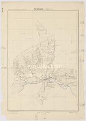 1 vue Trôo, [Saint-Jacques-des-Guérets] : plan topographique régional dressé par le Ministère de la Reconstruction et de l'Urbanisme, 1945, plan imprimé.