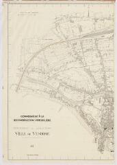 1 vue Vendôme : [plan de la ville] dressé par le Commissariat technique à la Reconstruction Immobilière, 1941, plan imprimé.
