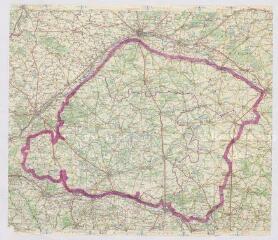1 vue  - [Sologne : carte Michelin du territoire de la Sologne : Loiret, Loir-et-Cher et Cher, XXe], carte imprimée (ouvre la visionneuse)