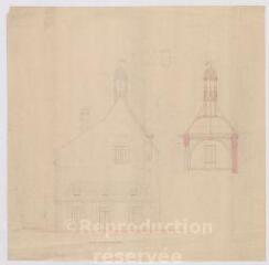 1 vue [Blois : chantier de restauration du château, ca 1846]. Provenance : fonds de l'architecte Jules de La Morandière (F 423)