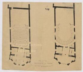 1 vue [Blois] : ville de Blois : projet de restauration du théâtre, [1867-1869]. Provenance : fonds de l'architecte Jules de La Morandière (F 430-431)
