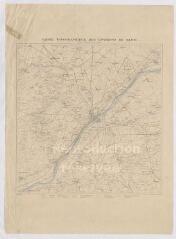 1 vue [Blois] : carte topographique des environs de Blois, [par A. Duval, 1896].