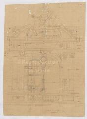 1 vue [Blois : projet d'aménagement et de restauration du théâtre, 1867-1869]. Provenance : fonds de l'architecte Jules de La Morandière (F 415).