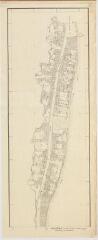 1 vue  - Vendôme : faubourg Saint-Bienheuré, [plan régulier dressé par le Ministère de la Construction, 1958], plan imprimé. (ouvre la visionneuse)
