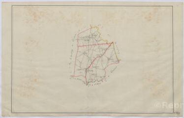 1 vue  - Orçay : carte de la commune (territoire de la Sologne), s.d. Sans échelle. (ouvre la visionneuse)