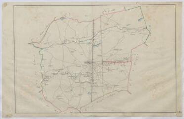 1 vue  - Theillay : carte de la commune (territoire de la Sologne), s.d. Sans échelle. (ouvre la visionneuse)