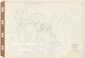 1 vue Averdon : reproduction du plan cadastral de la commune, section I2, plan révisé en 1935. Echelle au 1/1250ème
