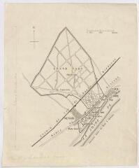 1 vue Ménars : plan du grand lac, s.d. Provenance : Fonds Frédéric Lesueur.