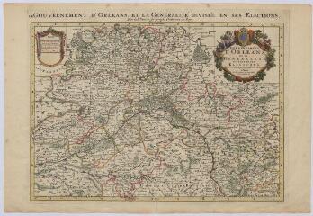 1 vue  - Orléans : le gouvernement d\'Orléans et sa fédéralité divisée en plusieurs élections, 1696 (ouvre la visionneuse)