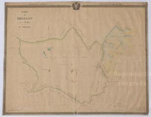 1 vue  - Loreux, Millançay, Marcilly-en-Gault, Villeherviers : plan général de la forêt de Bruadan (2e feuille), 1832 (ouvre la visionneuse)