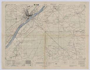 1 vue  - Blois : carte américaine de la commune pour les ministères de la guerre et de la marine, juin 1944. Echelle au 1/25 000e (ouvre la visionneuse)