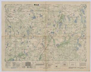 1 vue Marcilly-en-Gault : carte américaine de la commune pour les ministères de la guerre et de la marine, juin 1944. Echelle au 1/25 000e