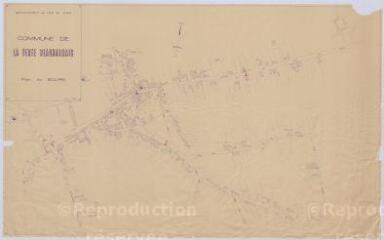 1 vue La Ferté-Beauharnais : plan du bourg, [XXe siècle]. Echelle au 1/1 250e