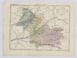 1 vue  - Loir-et-Cher : carte du département, [ca fin XIXe siècle] (ouvre la visionneuse)