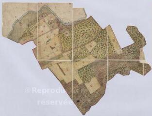 1 vue Salbris : plan des terres du Chesne, s.d.