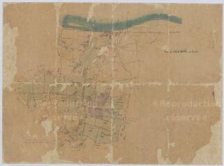 1 vue Chaumont-sur-Loire : plan d'ensemble de la terre de Chaumont, s.d. [XIXe]