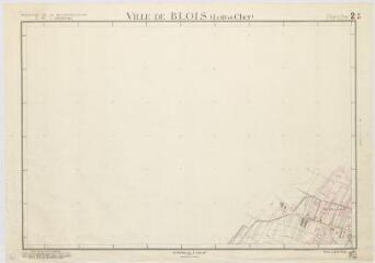 1 vue  - Blois : plan de la ville par le Ministère de la reconstruction et de l\'urbanisme (planche 2 - version de travail), 1941-1949 (ouvre la visionneuse)