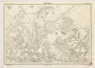 1 vue Blois : plan de la ville par le Ministère de la construction (planche 6), décembre 1965