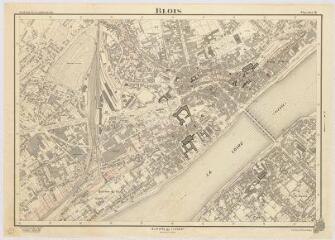 1 vue Blois : plan de la ville par le Ministère de la construction (planche 10), décembre 1965