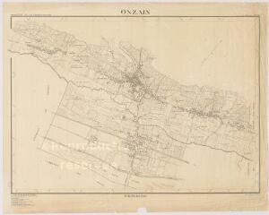 1 vue Onzain : plan de la ville par le Ministère de la construction, établi en 1963