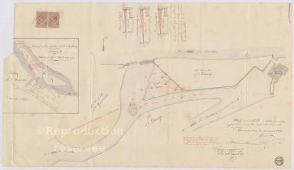 1 vue [Romorantin-] Lanthenay : plan issus de la section G du cadastre de Lanthenay, 26 août 1896